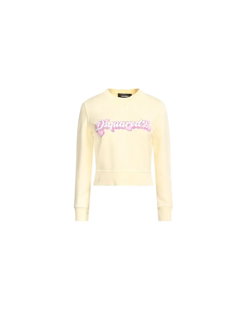 Dsquared2 TOPS - Sweatshirtsauf YOOX.COM Gelb