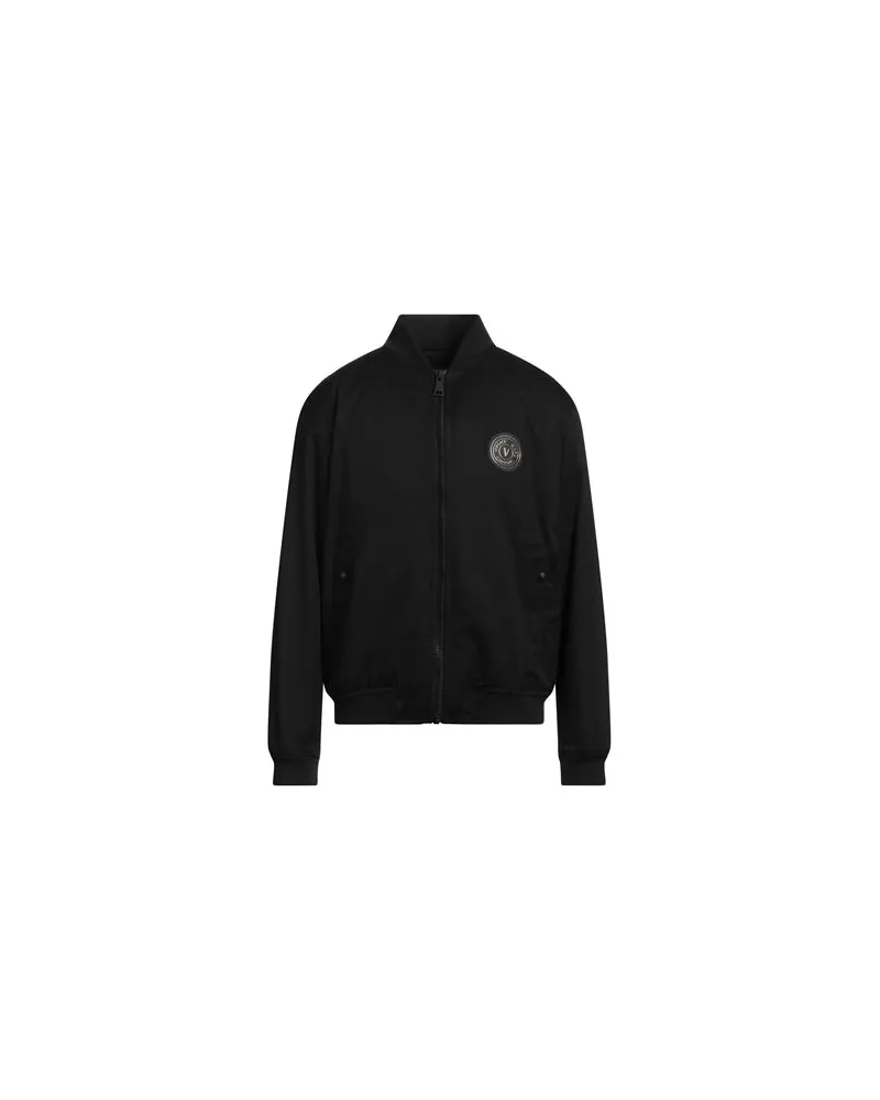 Versace Jeans JACKEN & MÄNTEL - Jacken und Anoraksauf YOOX.COM Schwarz