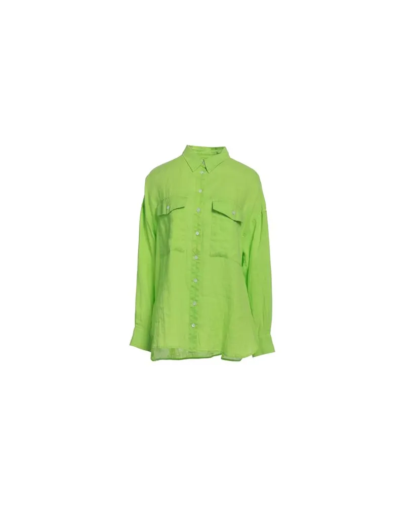 Replay ESSENTIAL - TOPS - Hemdenauf YOOX.COM Limettengrün