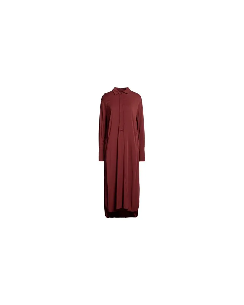 Alessia Santi KLEIDER - Maxi-Kleiderauf YOOX.COM Ziegelrot