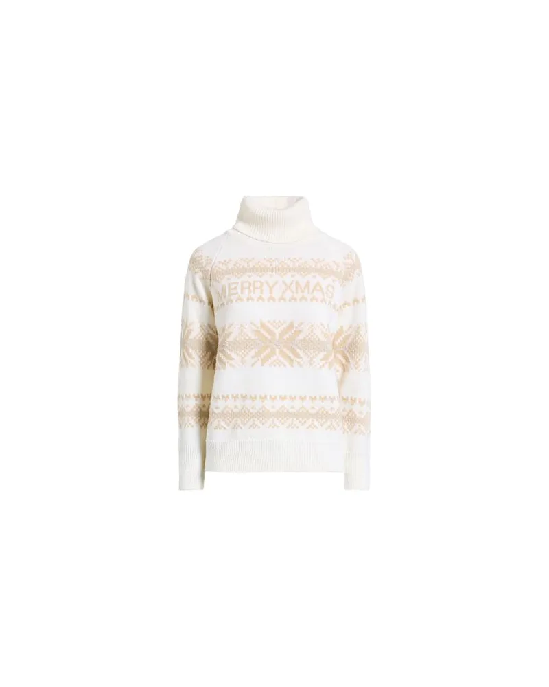PANICALE Cashmere STRICKWAREN - Rollkragenpulloverauf YOOX.COM Cremeweiß