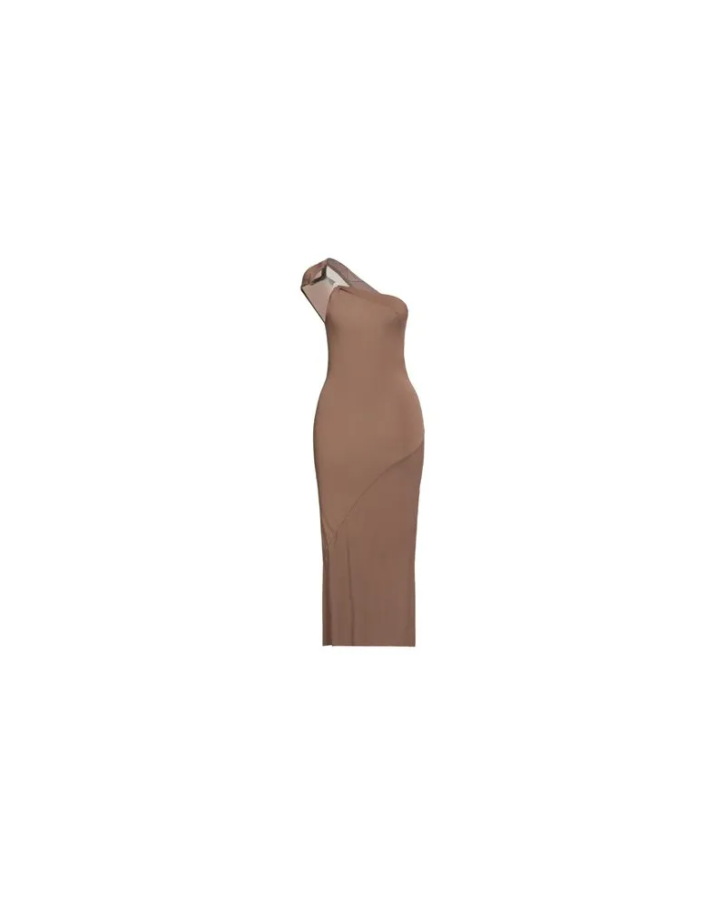Rick Owens Lilies KLEIDER - Midi-Kleiderauf YOOX.COM Braun