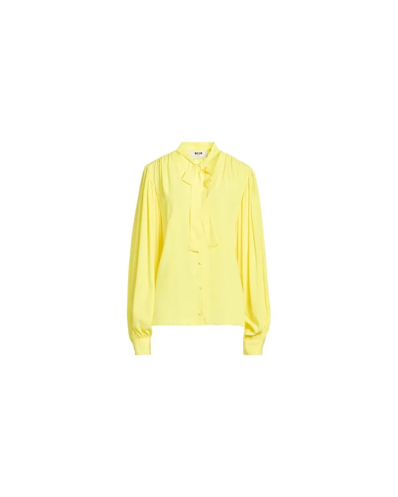 MSGM TOPS - Hemdenauf YOOX.COM Gelb