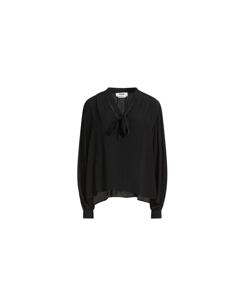 MSGM TOPS - Hemdenauf YOOX.COM Schwarz