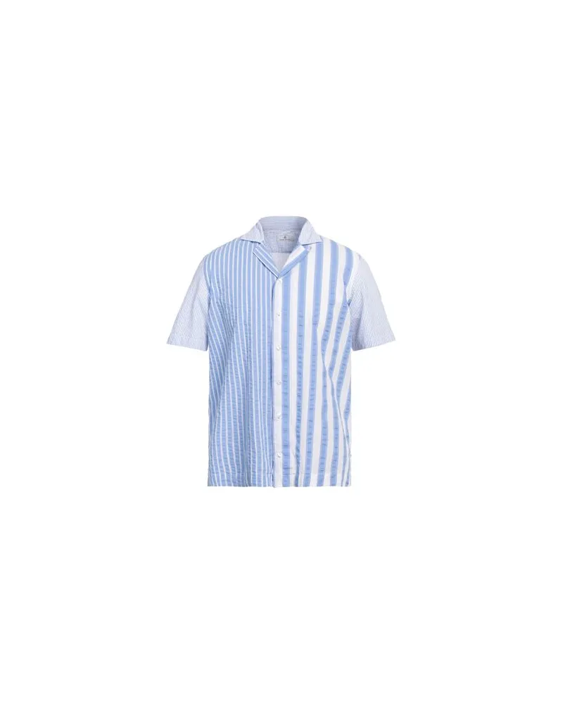 Tagliatore TOPS - Hemdenauf YOOX.COM Hellblau