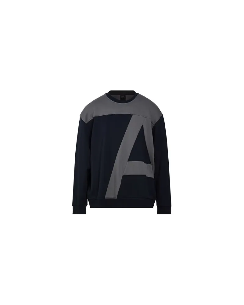 Armani Exchange TOPS - Sweatshirtsauf YOOX.COM Marineblau