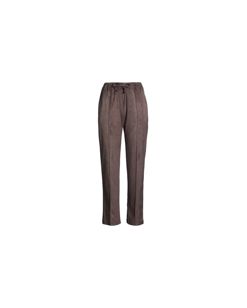 Purotatto HOSEN & RÖCKE - Hosenauf YOOX.COM Dunkelbraun