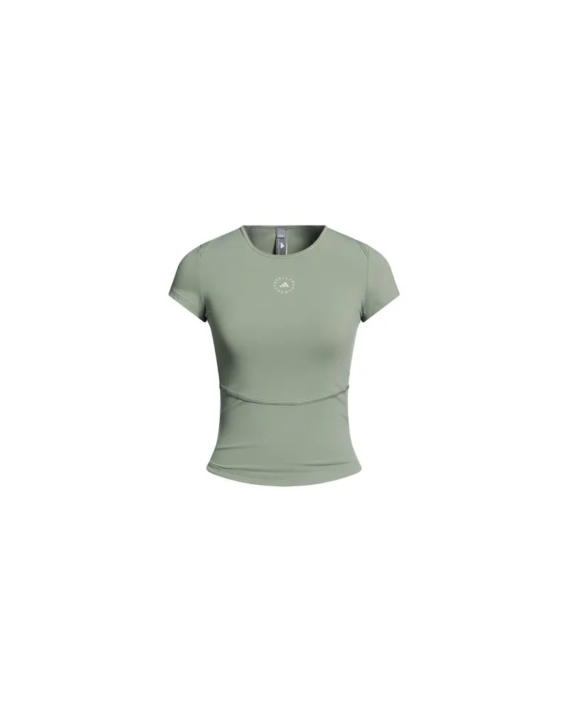 adidas TOPS - T-shirtsauf YOOX.COM Salbeigrün