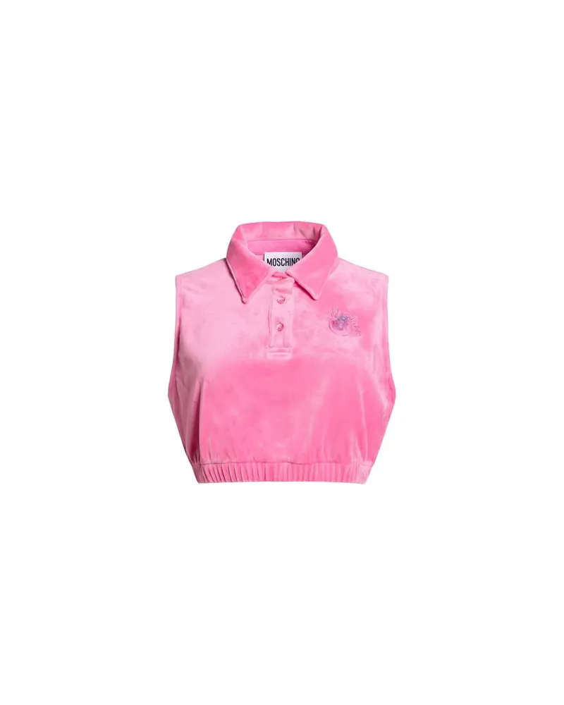 Moschino TOPS - Poloshirtsauf YOOX.COM Fuchsia