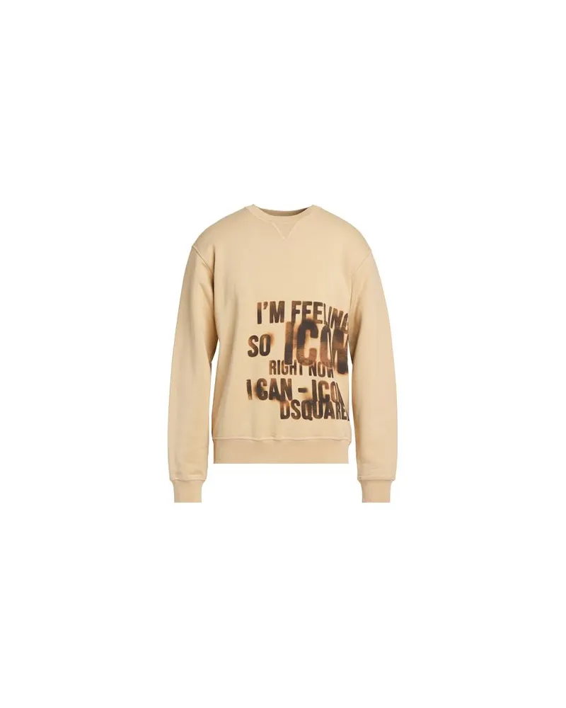 Dsquared2 TOPS - Sweatshirtsauf YOOX.COM Khaki