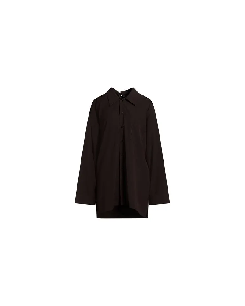 Maison Margiela KLEIDER - Mini-Kleiderauf YOOX.COM Dunkelbraun