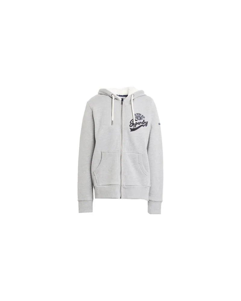 Superdry. TOPS - Sweatshirtsauf YOOX.COM Grau