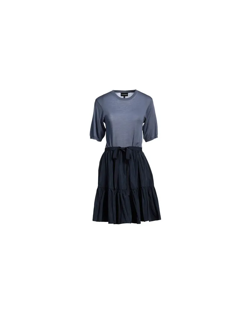 Emporio Armani KLEIDER - Mini-Kleiderauf YOOX.COM Taubenblau