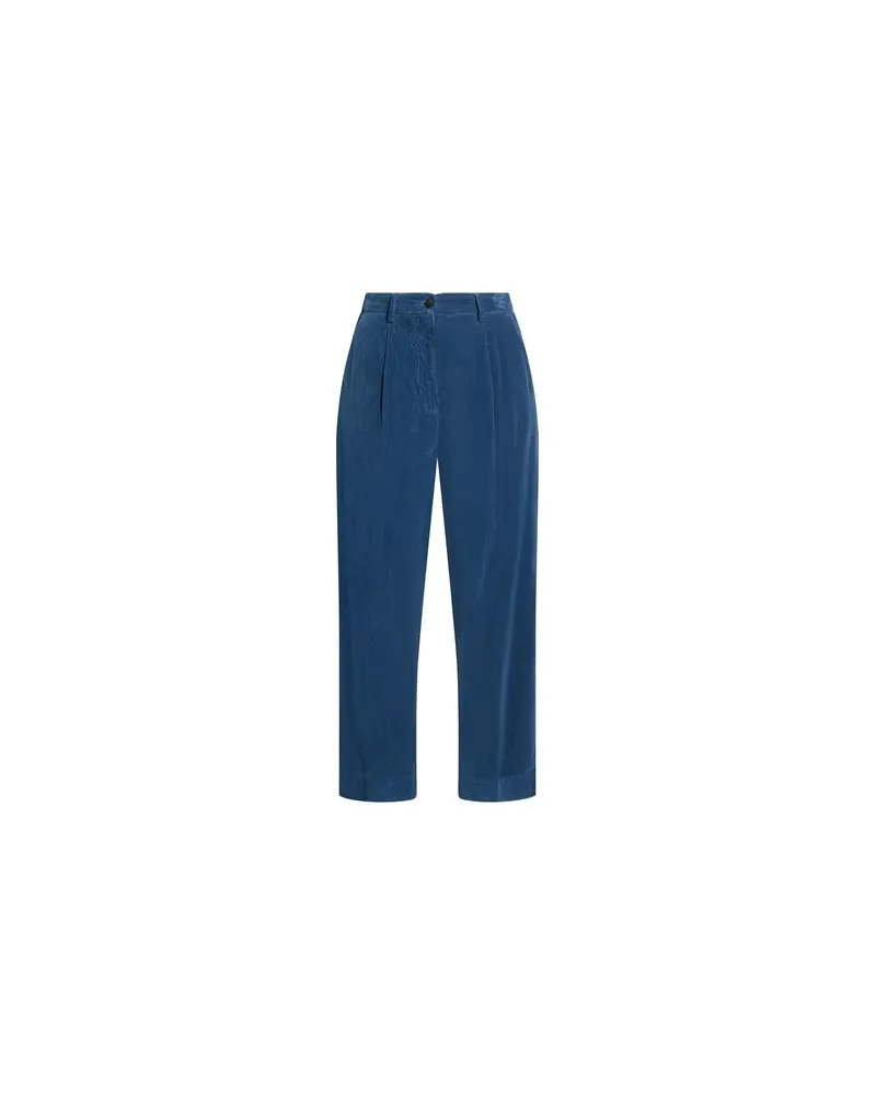 PLAN C HOSEN & RÖCKE - Hosenauf YOOX.COM Blau