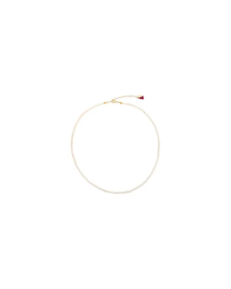 Shashi AISHA PEARL WRAP   - SCHMUCK und UHREN - Halskettenauf YOOX.COM Weiß