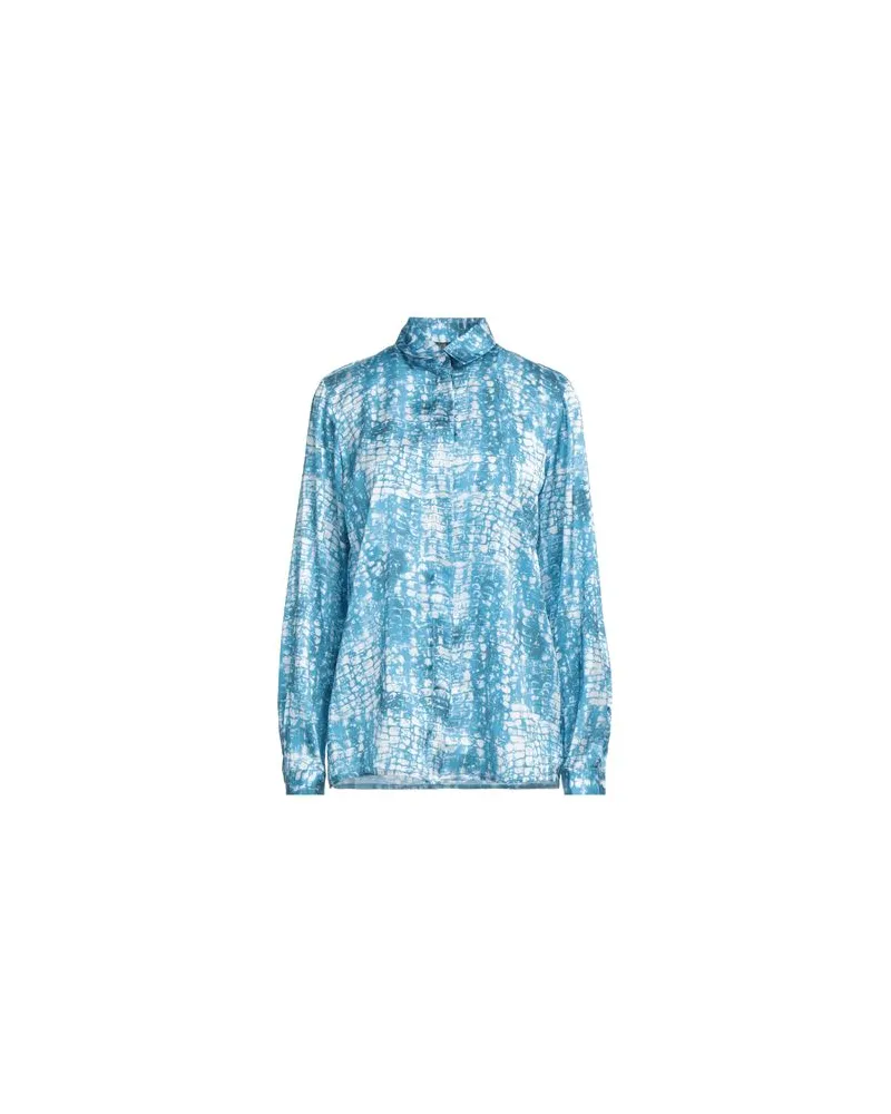Roberto Cavalli TOPS - Hemdenauf YOOX.COM Azurblau