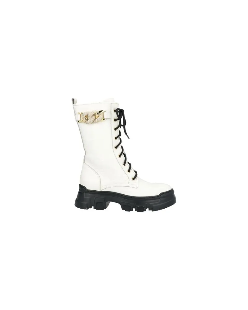 Pollini SCHUHE - Stiefelettenauf YOOX.COM Elfenbein