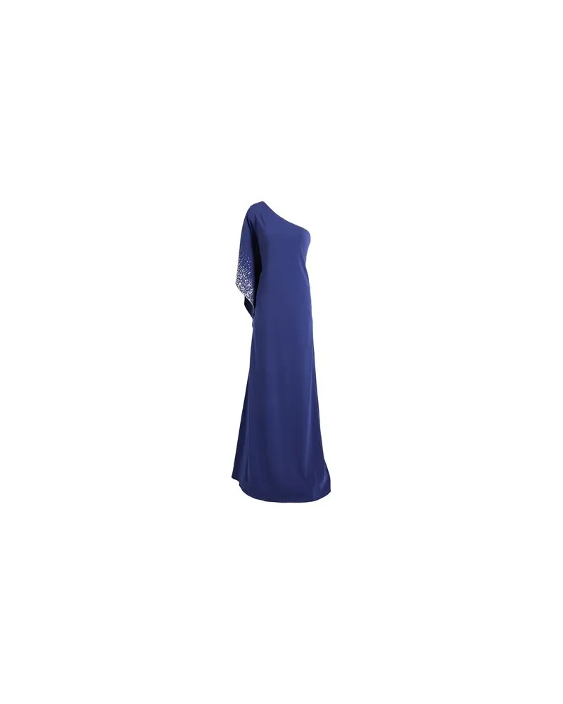 Marchesa KLEIDER - Maxi-Kleiderauf YOOX.COM Marineblau