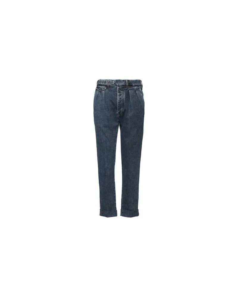 LARDINI HOSEN & RÖCKE - Jeanshosenauf YOOX.COM Blau