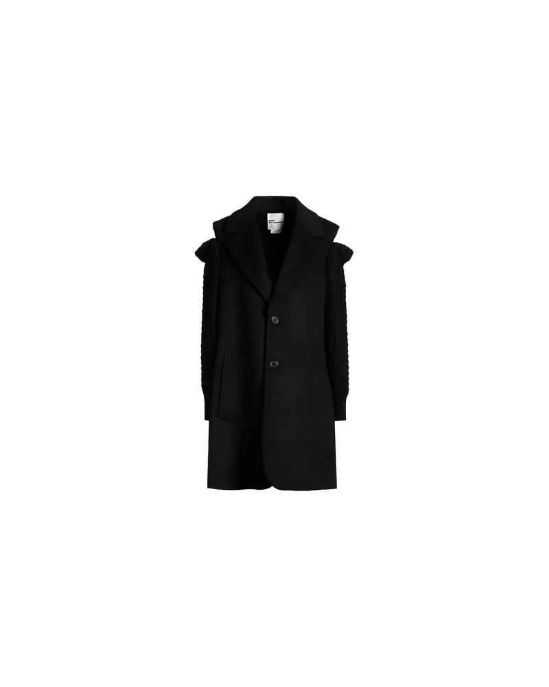 Noir Kei Ninomiya JACKEN & MÄNTEL - Mäntelauf YOOX.COM Schwarz