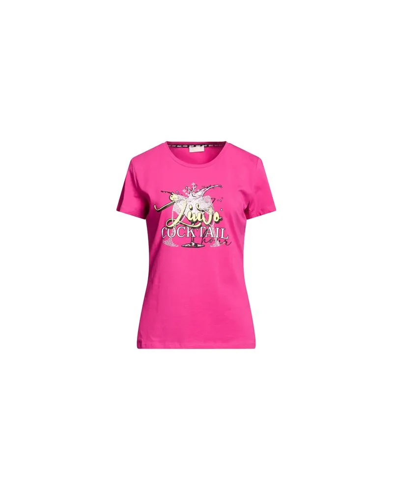 Liu Jo BETTER - TOPS - T-shirtsauf YOOX.COM Fuchsia