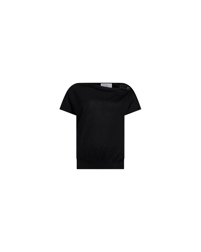 Brunello Cucinelli STRICKWAREN - Pulloverauf YOOX.COM Schwarz