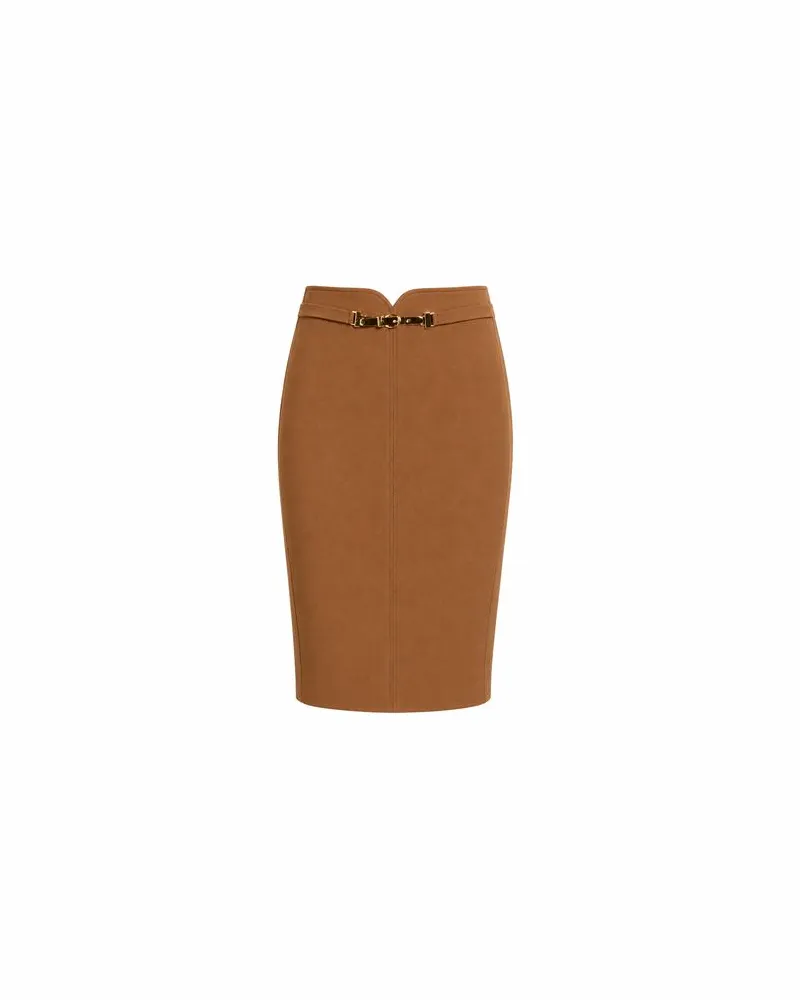 Simona Corsellini HOSEN & RÖCKE - Midi-Röckeauf YOOX.COM Kamel