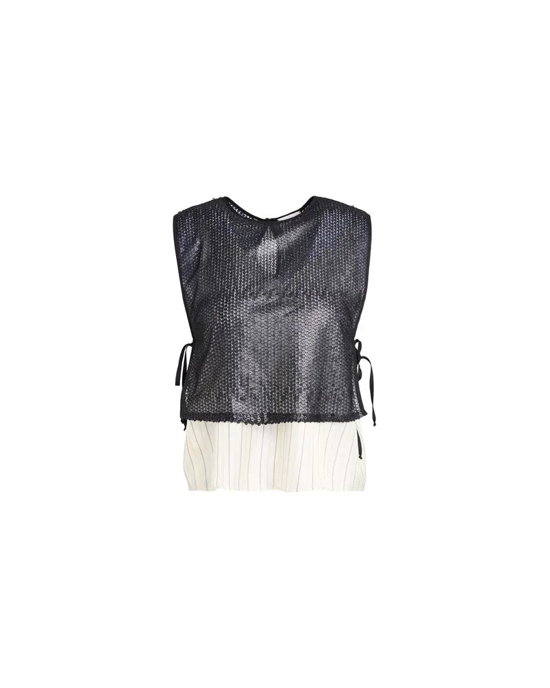 ALYSI CRÈME - TOPS - Topsauf YOOX.COM Schwarz