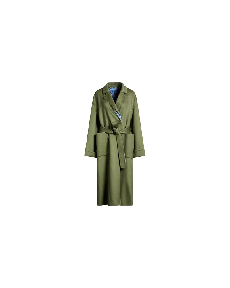 Maliparmi JACKEN & MÄNTEL - Mäntelauf YOOX.COM Militärgrün