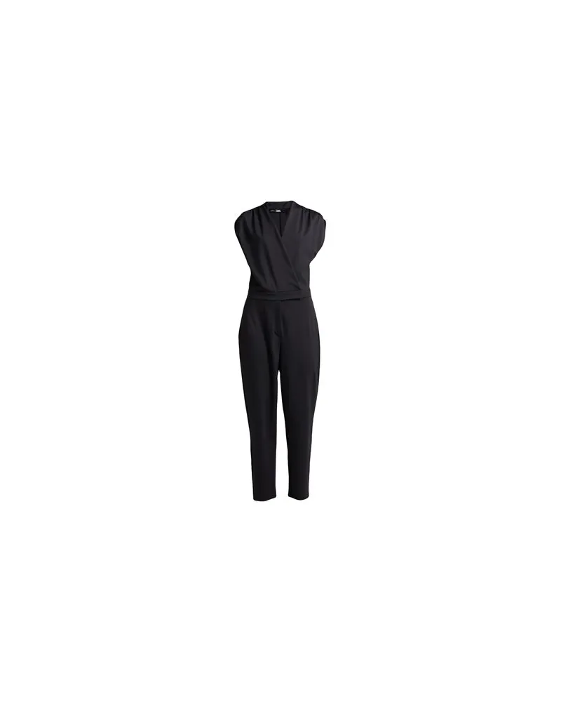Karl Lagerfeld OVERALLS - Jumpsuitsauf YOOX.COM Schwarz