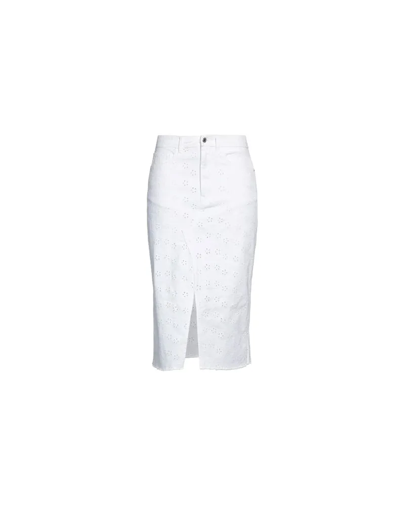 Guess HOSEN & RÖCKE - Jeansröckeauf YOOX.COM Weiß