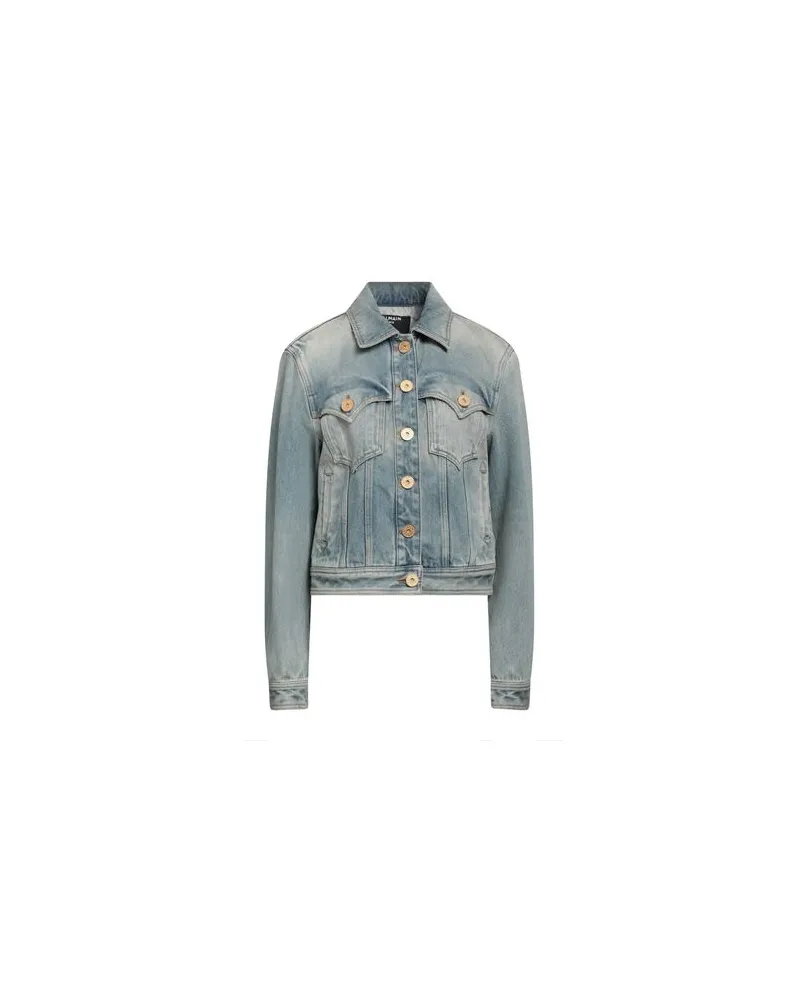 Balmain JACKEN & MÄNTEL - Jeansjacken/Mäntelauf YOOX.COM Blau