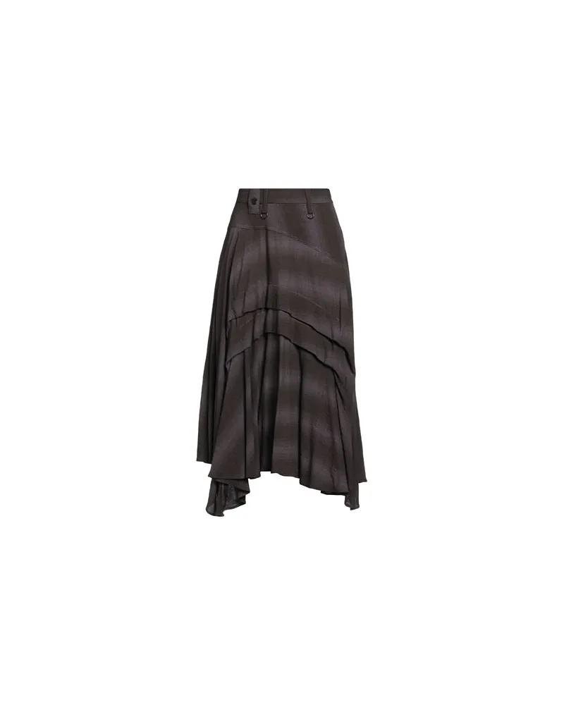 HIGH USE - HOSEN & RÖCKE - Midi-Röckeauf YOOX.COM Schokobraun