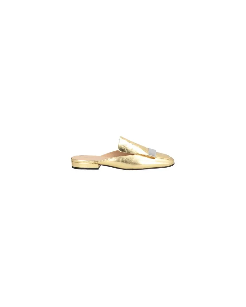 Sergio Rossi SCHUHE - Mules & Clogsauf YOOX.COM Gold