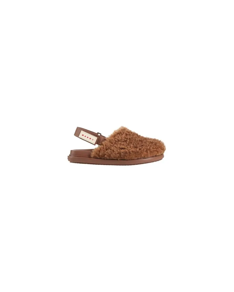 Marni SCHUHE - Mules & Clogsauf YOOX.COM Kamel