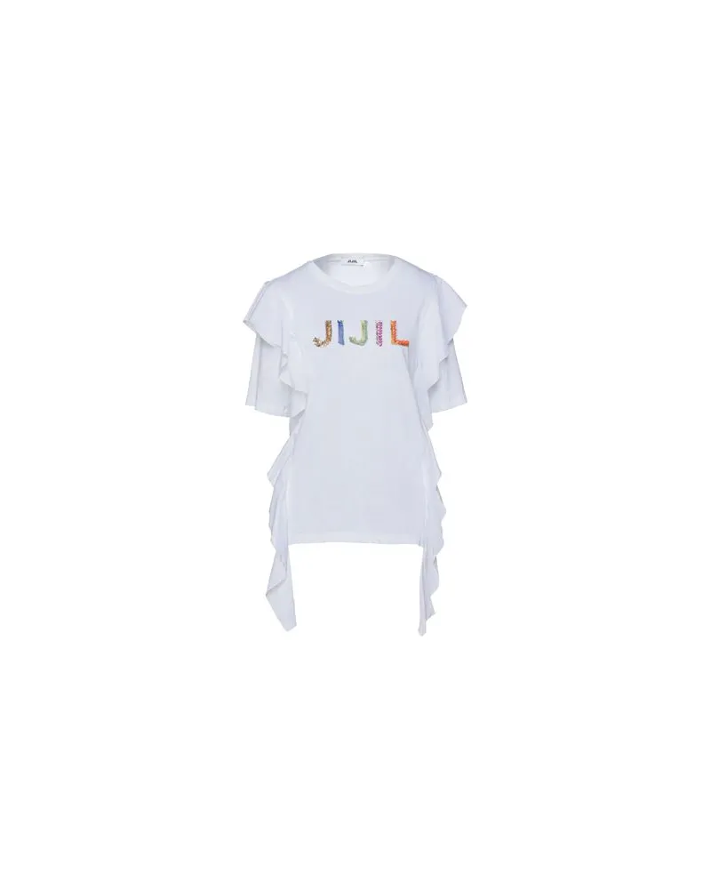 Jijil TOPS - T-shirtsauf YOOX.COM Weiß