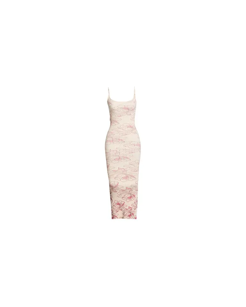 Paco Rabanne KLEIDER - Midi-Kleiderauf YOOX.COM Cremeweiß