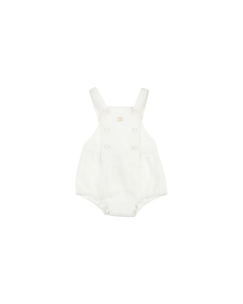 Dolce & Gabbana NEUGEBORENE - Babystrampler & -Latzhoseauf YOOX.COM Weiß