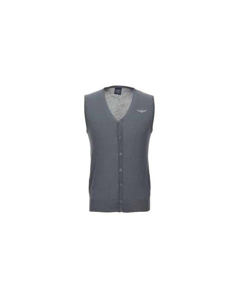 Aeronautica Militare STRICKWAREN - Strickjackenauf YOOX.COM Blei