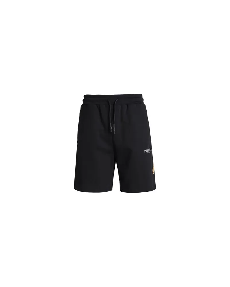 Phobia Archive SHORTS WITH BEIGE SKELETON   - HOSEN & RÖCKE - Shorts & Bermudashortsauf YOOX.COM Schwarz
