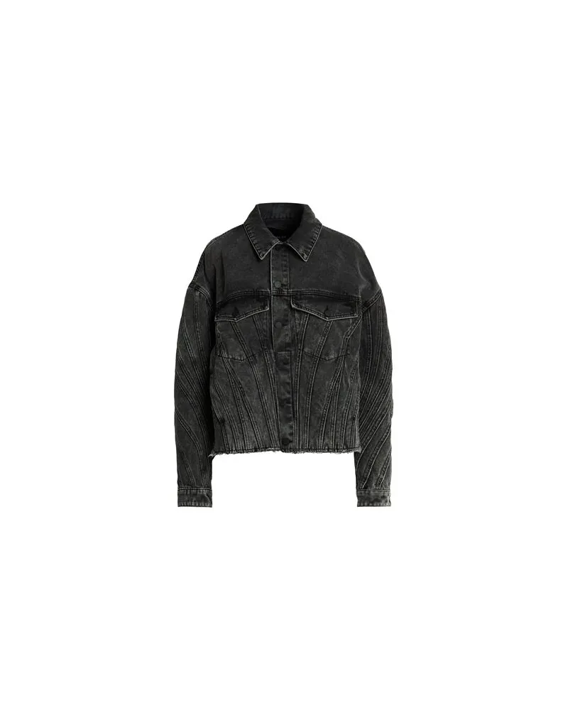 Thierry Mugler JACKEN & MÄNTEL - Jeansjacken/Mäntelauf YOOX.COM Schwarz