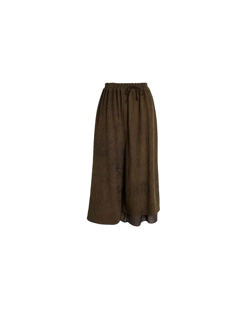 Y'S YOHJI YAMAMOTO HOSEN & RÖCKE - Hosenauf YOOX.COM Militärgrün