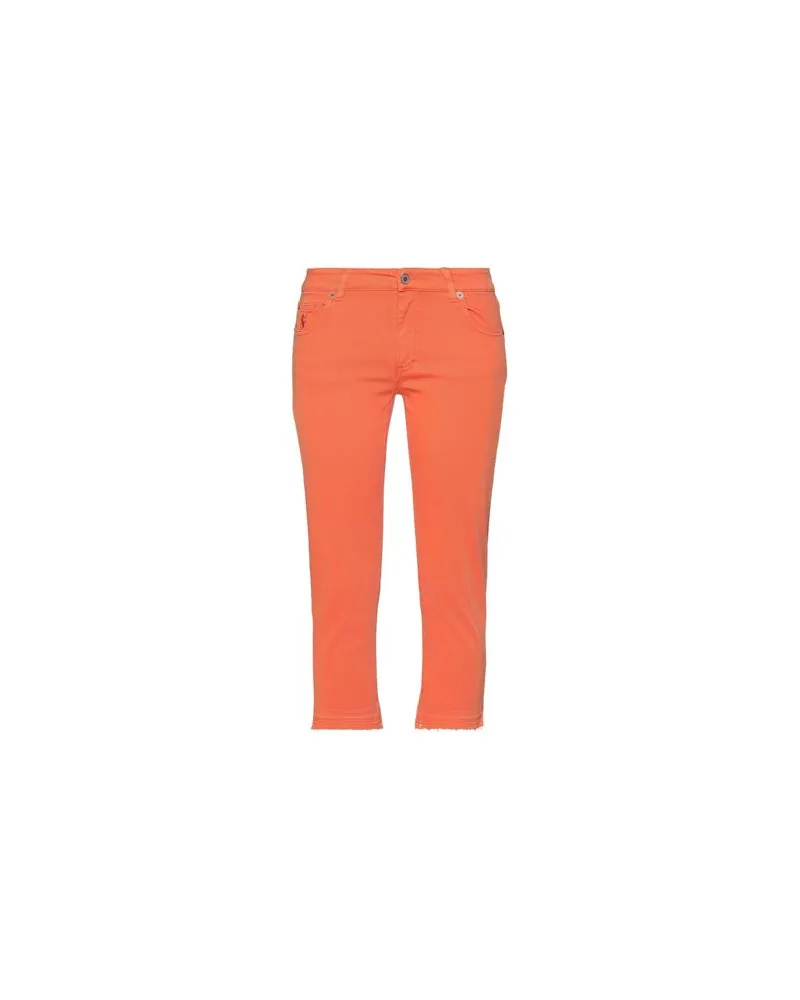 European Culture HOSEN & RÖCKE - Jeanshosenauf YOOX.COM Orange