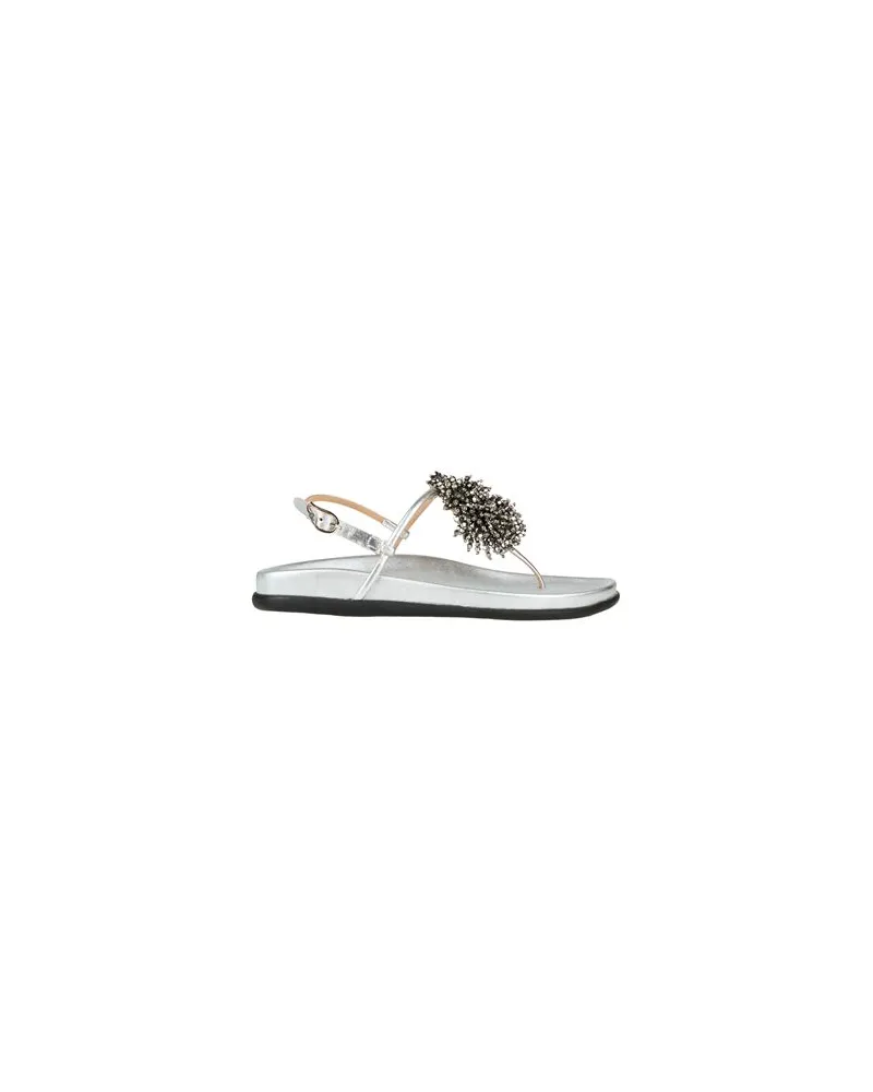 Ancient Greek Sandals SCHUHE - Zehentrennerauf YOOX.COM Silber
