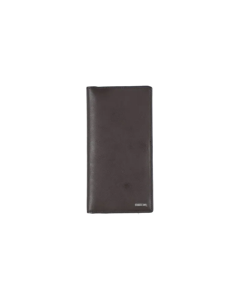 Cerruti 1881 Kleinlederwaren - Brieftaschenauf YOOX.COM Dunkelbraun