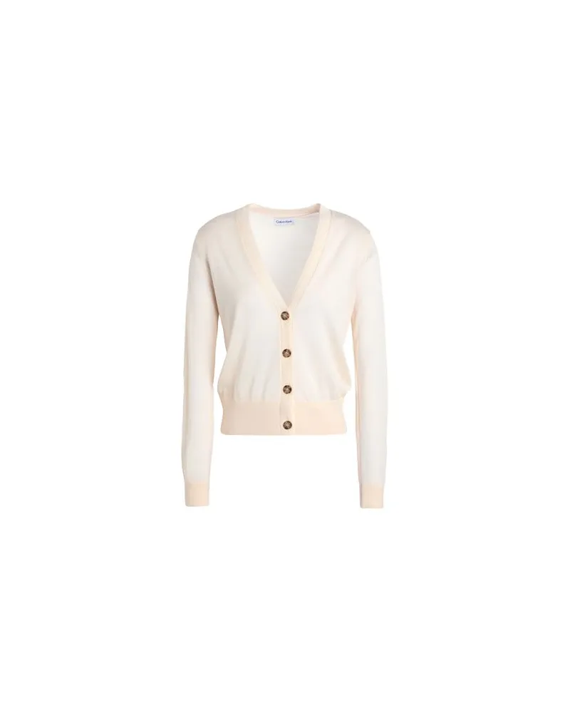 Calvin Klein STRICKWAREN - Strickjackenauf YOOX.COM Sand