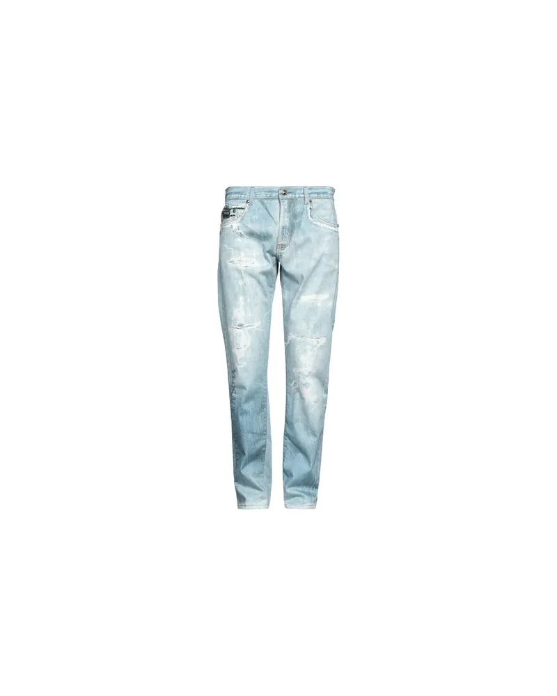 Versace Jeans HOSEN & RÖCKE - Hosenauf YOOX.COM Hellblau