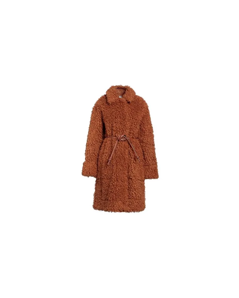 Stella McCartney JACKEN & MÄNTEL - Shearling- & Kunstfellauf YOOX.COM Kamel