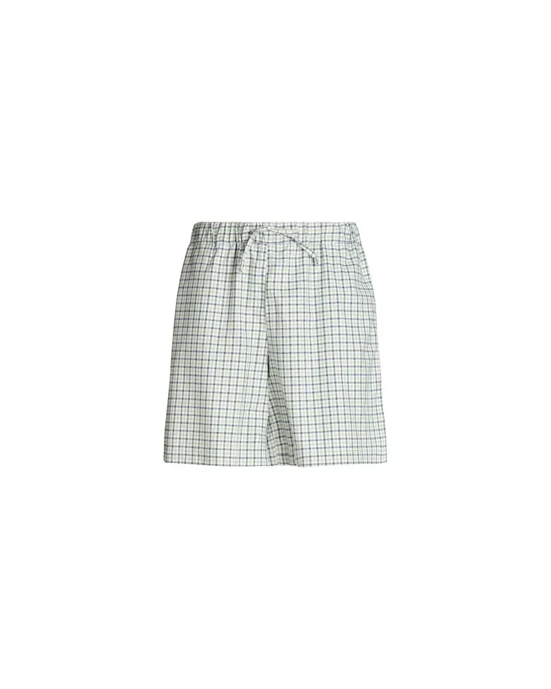 8 by Yoox COTTON WIDE LEG SHORTS  - HOSEN & RÖCKE - Shorts & Bermudashortsauf YOOX.COM Säuregrün