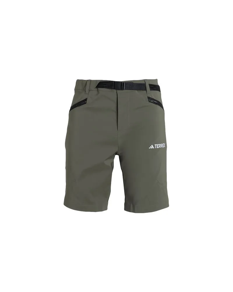 adidas TERREX XPERIOR MID SHORTS  - TERREX XPERIOR MID SHORTS - HOSEN & RÖCKE - Shorts & Bermudashortsauf YOOX.COM Militärgrün